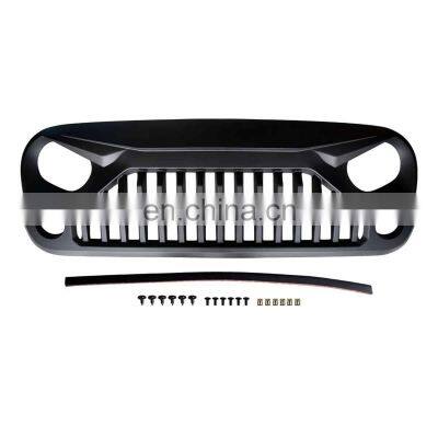 Front Grill Matt Black Gladiator Grille for Jeep Wrangler Rubicon Sahara Sport JK/JKU 2007-2018