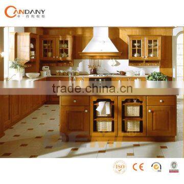 Countryside style kitchen cabinet-wooden kitchen cabinets