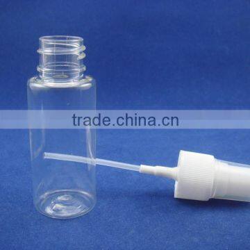 cosmetic clear pet sprayer bottle