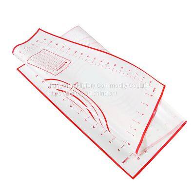 Custom Non Stick Soft Bbq Pastry Oven Kneading Rolling Dough Baking Silicone Mat for Cooking photo-2