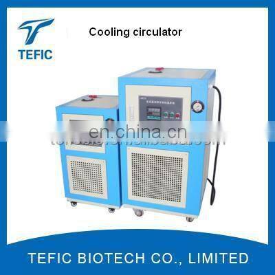 Laboratory low temperature liquid chiller system, rapid closed loop chiller for jacketed glass reactors