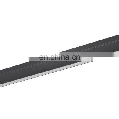 HUAYI High Quality Office Light 20w 30w 36w 50w Recessed Led Linear Light Trunking System Linear Supermarket Pendant Light photo-4