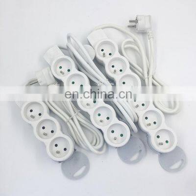 Cable D'extension Avec Interrupteur Francais Prises Mural Multiples Changer 5 Voies photo-4
