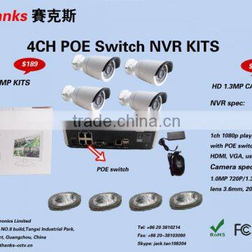Factory Price Direct Hot Selling 4/8 Channel Nvr 960p High Quality P2p System Cctv Camera Kit photo-2