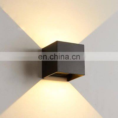 Modern Outdoor Lights Led Wall Up Down Light 12W Sconce Wall Lamp Balcony Black White 220v Wall Light Outdoor For Home Hotel