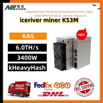 Brand New Kas Miner IceRiver KS3M 6th 3400w Kaspa Mining Air Cooled Miner Crypto Asic Miner