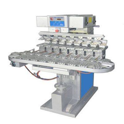 Meichao 8 Colors 22 Stations Automatic Rotary Carousel Pad Prining Machine With Auto Feeder For Toys Tub Cup Usb and Sim Card Printing photo-3