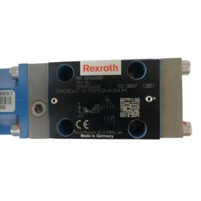 DREBE Rexroth New Proportional Pressure Control Valve Model 0811402080 DREBE6X-1X/175MG24K31A1M