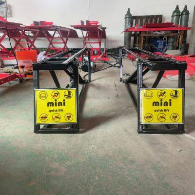 2800kg 3000kg Portable Mini Car Service Scissor Hoist Quick Jack Lift photo-4