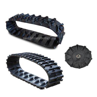 Rubber Track Caterpillar for Snowblower Snow Sweeper