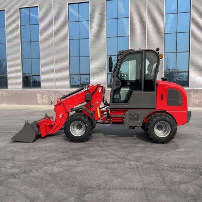 HZM810BT Мини-погрузчик на колесах для продажи с двигателем Евро5. Погрузчики