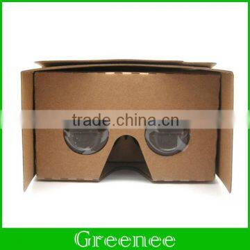 Google Cardboard Kit V2 Big Lens 3D Virtual Reality Cardboard Glasses Compatible With 3-6inch Screen for Smartphon photo-2