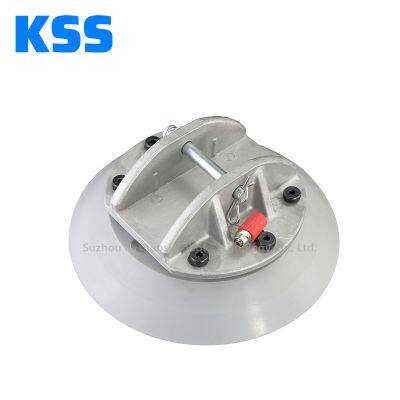 SOVE Rubber/Silicone Heavy-Duty Vacuum Suction Cup K300 Industrial Pneumatic Components 250/300mm Diameter Black White Suitable for the Glass Industry