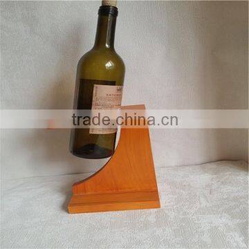 Wooden Wine Bottle Rack, Wine Bottle Display Shelf, Single Bottle Holder Wine Rack photo-3