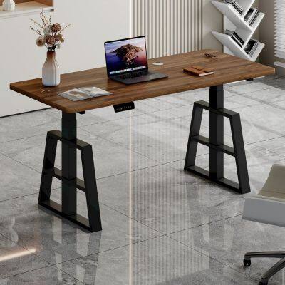 Standing Desk - Adjustable Hand Lift Table Frame for Office Furniture & Living Room - Linear Actuator for Enhanced Ergonomics and Productivity