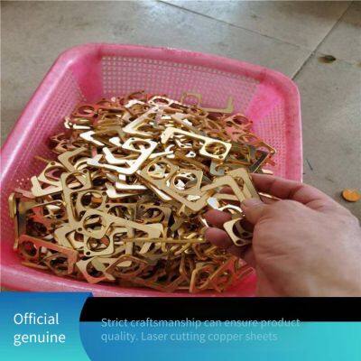 Laser-cut Copper Sheets: H65 Brass Sheets, t2 Red Copper Sheets, High-hardness Beryllium Bronze Thin Sheets photo-3