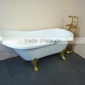 2016 best sale claw foot baby bath tub/ cheap soak tub/ cream freestand bath tub                        
                                                Quality Choice