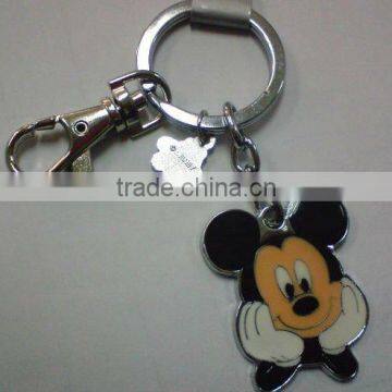 A cartoon mouse key chain