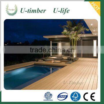 Cheap Wood Plastic Compsite Decking Material for Floor photo-4