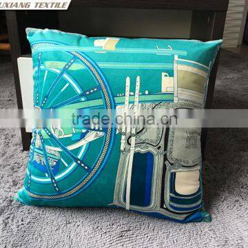 Velvet Digital Printed Cushion Polyester Pillow Sofa Cushions For Sale photo-4