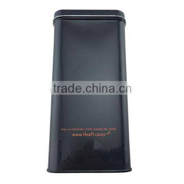 Black Tea Tins, Square Metal Tea Box, Tinplate Tea Packaging photo-2