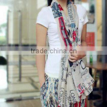 Korean New Fashion Wholesale Women Scarf Autumn/winter Voile Scarves photo-3