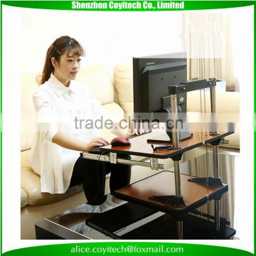 Hot new lifting desktop desk adjustable height desktop desk for computer