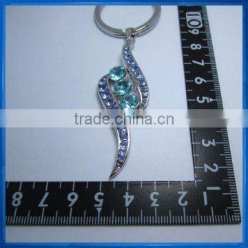 Embellished blue rhinestone Keychain,Key Chain