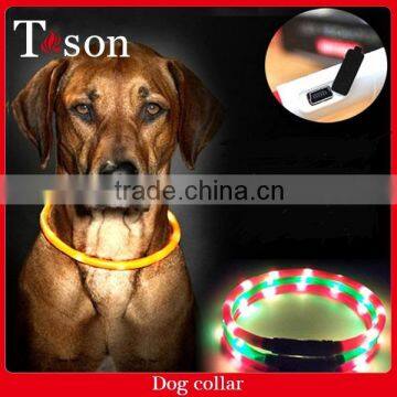 innovative products pet accessory led pet collar colorful lights dog collar