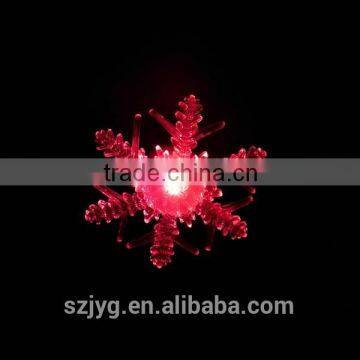 Glittering Snowflake With Sucker Base,Color Changing Splended Light changing