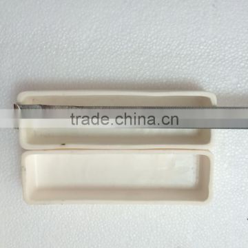 CE Qualified High Pure Rectangular Alumina Ceramic Crucible Corundum Boat