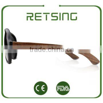 China Pilot Polarized Plastic Wooden Bamboo Sunglasses photo-6