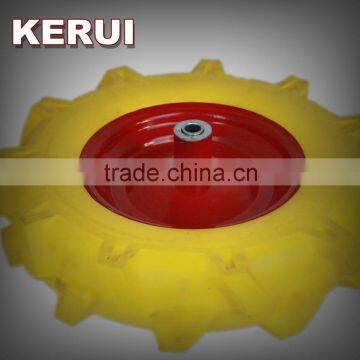 Tractor Pattern 16" PU Foam Rubber Wheel 4.00-8 photo-2