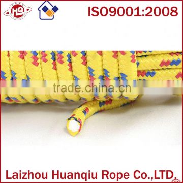 6mm yellow Polypropylene Braided Ropes