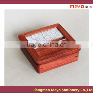 2015 Natural Wooden Craft and Gift,Wooden Sticker Desktop Organizer,Office Stationery