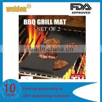 BBQ Grill Mat Easy Bake NonStick Grilling Mats Home Camping Camp