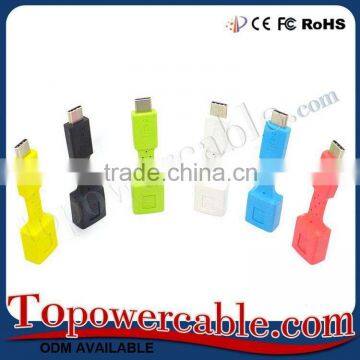 China Wholesale HOT Reversible Type-C data cable USB Type-C to USB-A HUB Adapter Connector