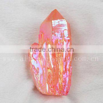 Wholesale Peach Healing Natural Aura Quartz Cluster, Spirit Quartz, Hybrid Crystal                        
                                                Quality Choice