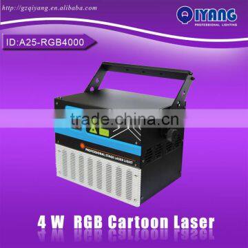 OEM 30K 4000mW animation rgb laser disco lights for sale