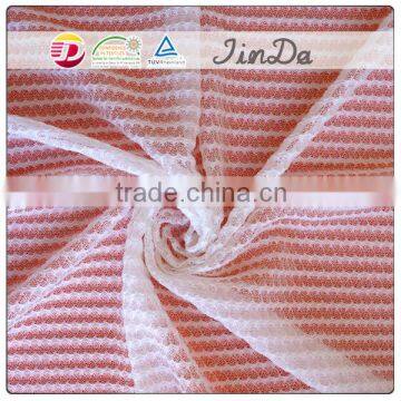 Wholesale good quality cheap polyester spandex premium colored mesh fabric with good price