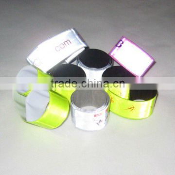 promotional reflective slap band