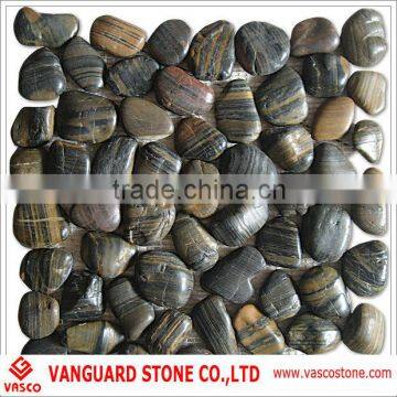 Natural Stria Pebble and Cobble Stone