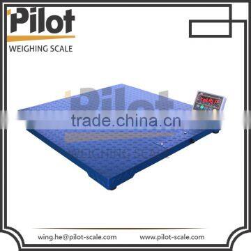 PSQ Series Carbon Steel Low Profile Digital Thin Platform Weighing Floor Scale