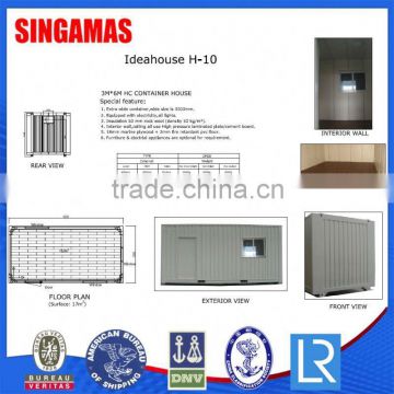 3M*6M HC Cost Of Movable Container House Drawing