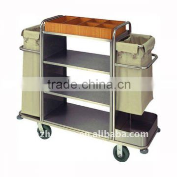 stainless steel collection trolley