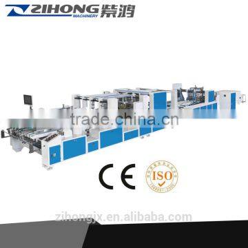 ZH-1450PC wholesale making machine for pizza box folder gluer with pre-fold full-automatic gluing carton box making machine