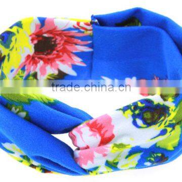 Hot-sales Baby Floral Headband Infant Headband Toddler Turban Headband Cotton Kids Cross Headband Wh-1743 photo-5