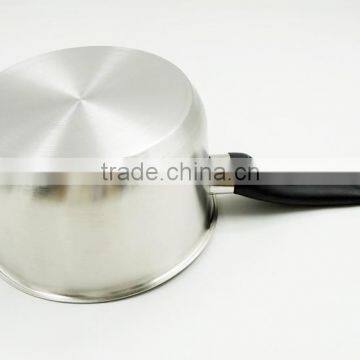 Bakelite Handle and Nonstick Stone Marble Coating Stainless Steel Sauce Pan for Easy Cleaning photo-5