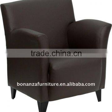 modern leather armchair