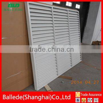 prefabricated easy install fashion louver screen